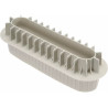 Inserto buche universale Silikomart: stampo silicone grigio a doppio inserto 200x35xh30 mm 220x50xh40 mm Inserto buche universale Silikomart: stampo silicone grigio a doppio inserto 200x35xh30 mm 220x50xh40 mm