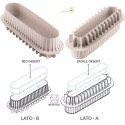 Inserto buche universale Silikomart: stampo silicone grigio a doppio inserto 200x35xh30 mm 220x50xh40 mm