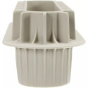 Inserto buche universale Silikomart: stampo silicone grigio a doppio inserto 200x35xh30 mm 220x50xh40 mm