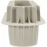 Inserto buche universale Silikomart: stampo silicone grigio a doppio inserto 200x35xh30 mm 220x50xh40 mm Inserto buche universale Silikomart: stampo silicone grigio a doppio inserto 200x35xh30 mm 220x50xh40 mm