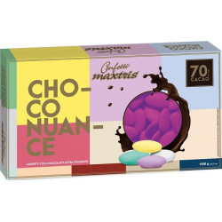Choco Nuance Magenta al cioccolato fondente 70%: confetti nuance magenta Maxtris 1 Kg