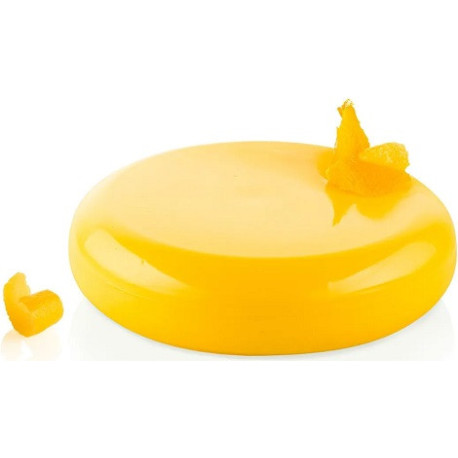 Eclisse Silikomart: stampo in silicone per torte a disco effetto 3D, diametro 18 cm, altezza 4,5 cm