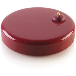Essenziale 1000 Silikomart: stampo in silicone bianco per semifreddi tondi di ø18xh4 cm