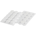 Essenziale 30 Silikomart: stampo tondo in silicone bianco per semifreddi mignon ø45h20 mm