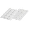 Essenziale 30 Silikomart: stampo tondo in silicone bianco per semifreddi mignon ø45h20 mm