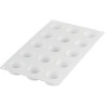 Essenziale 30 Silikomart: stampo tondo in silicone bianco per semifreddi mignon ø45h20 mm Essenziale 30 Silikomart: stampo tondo in silicone bianco per semifreddi mignon ø45h20 mm