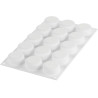 Essenziale 30 Silikomart: stampo tondo in silicone bianco per semifreddi mignon ø45h20 mm Essenziale 30 Silikomart: stampo tondo in silicone bianco per semifreddi mignon ø45h20 mm