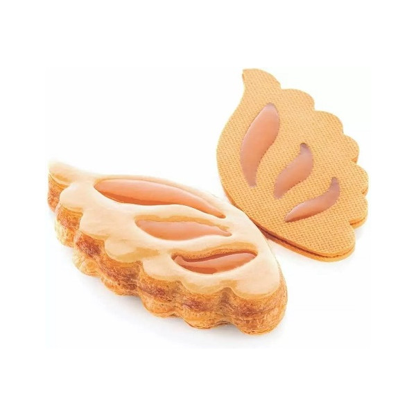 Papillon Silikomart: set di 2 stampi in T-Plus+ a forma di ali di farfalla di misura 185x88xh25 mm