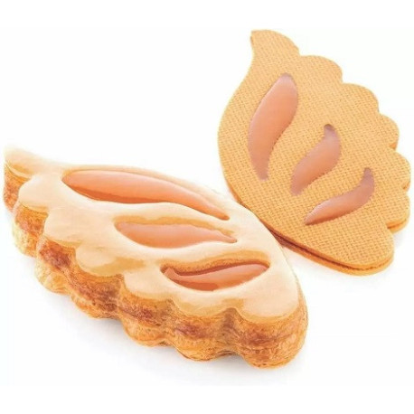 Papillon Silikomart: set di 2 stampi in T-Plus+ a forma di ali di farfalla di misura 185x88xh25 mm