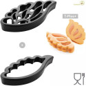 Papillon Silikomart: set di 2 stampi in T-Plus+ a forma di ali di farfalla di misura 185x88xh25 mm