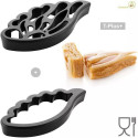 Papillon Silikomart: set di 2 stampi in T-Plus+ a forma di ali di farfalla di misura 185x88xh25 mm