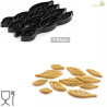 Voila' Cookie Leaves Silikomart: tagliapasta e stampo in T-Plus+ a forma di foglie da 24x15xh2 cm Voila' Cookie Leaves Silikomart: tagliapasta e stampo in T-Plus+ a forma di foglie da 24x15xh2 cm
