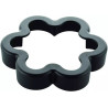 Marguerite Silikomart: set 2 tagliapasta stampi T-Plus+ per margherite di ø13,5 xh2,5 cm