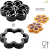Marguerite Silikomart: set 2 tagliapasta stampi T-Plus+ per margherite di ø13,5 xh2,5 cm