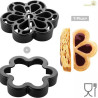 Marguerite Silikomart: set 2 tagliapasta stampi T-Plus+ per margherite di ø13,5 xh2,5 cm