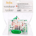 Set per decorazione a tema calcio con 2 porte e 7 giocatori in plastica per alimenti da Decora