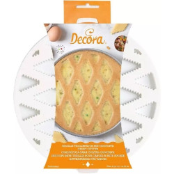 Griglia tagliapasta classica per pastiera Decora stampo in plastica per decoro top ø30 cm