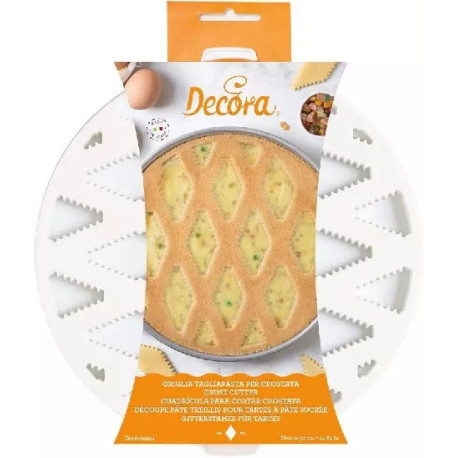 Griglia tagliapasta classica per pastiera Decora stampo in plastica per decoro top ø30 cm