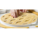 Griglia tagliapasta classica per pastiera Decora stampo in plastica per decoro top ø30 cm