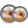 Stampo furbo per crostata Decora, di ø24 o ø28 cm, in acciaio antiaderente h3 cm