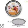 Stampo furbo per crostata in acciaio antiaderente ø24xh3 cm Decora Stampo furbo per crostata in acciaio antiaderente ø24xh3 cm Decora