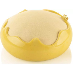 Splash 1320 Silikomart: stampo in silicone bianco per torte di ø17xh7,7 cm con separatore