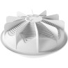 Splash 1320 Silikomart: stampo in silicone bianco per torte di ø17xh7,7 cm con separatore