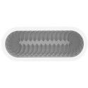 Pleincoeur buche 860 Silikomart: stampo in silicone bianco per torta tronchetto 236x80xh60 mm