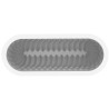 Pleincoeur buche 860 Silikomart: stampo in silicone bianco per torta tronchetto 236x80xh60 mm Pleincoeur buche 860 Silikomart: stampo in silicone bianco per torta tronchetto 236x80xh60 mm