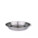 Teglia in alluminio per pastiera normale di dimensioni ø22xh6,5 cm