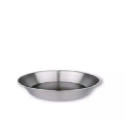 Teglia in alluminio per pastiera normale di dimensioni ø22xh6,5 cm