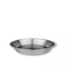 Teglia in alluminio per pastiera normale di dimensioni ø22xh6,5 cm