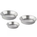 Formina liscia tartellata o tartelletta o stampo pastierina in alluminio di diametro da 7 a 10 cm