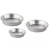 Formina liscia tartellata o tartelletta o stampo pastierina in alluminio di diametro da 7 a 10 cm