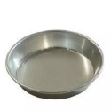 Formina liscia tartellata o tartelletta o stampo pastierina in alluminio di ø8xh2 cm