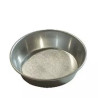 Formina liscia tartellata o tartelletta o stampo pastierina in alluminio di ø7xh2,5 cm