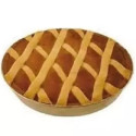 Teglia per pastiera bassa o ruoto per pastiera bassa o stampo pastiera bassa in alluminio puro per alimenti h4,5 cm varie misure