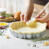 Design Tart Decora ø20xh3 cm: forma per crostata tonda con fondo mobile in metallo antiaderente di alta qualità