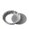 Design Tart Decora ø25xh3 cm: forma per crostata tonda con fondo mobile in metallo antiaderente di alta qualità