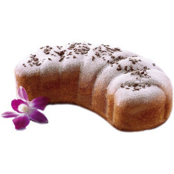 Croissant Silikomart: stampo silicone per torta a forma di cornetto 235x170xh60 mm