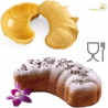 Croissant Silikomart: stampo silicone per torta a forma di cornetto gigante 235x170xh60 mm Croissant Silikomart: stampo silicone per torta a forma di cornetto gigante 235x170xh60 mm