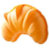 Croissant Silikomart: stampo silicone per torta a forma di cornetto gigante 235x170xh60 mm Croissant Silikomart: stampo silicone per torta a forma di cornetto gigante 235x170xh60 mm