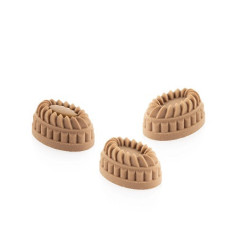 Pleincoeur Oval Silikomart (28/145ml) – Stampo in Silicone per 15 Mini o 6 Monoporzioni Ovali