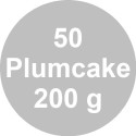 50 Stampi plumcake 200 g in carta forno da 15x6,5xh5 cm