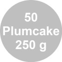 50 Stampi plumcake 250 g in carta forno da 16,5x6,5xh5 cm