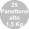 5 Stampi Panettone Alto in cellulosa da 1500 g 5 Stampi Panettone Alto in cellulosa da 1500 g