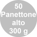 Set 50 stampi panettone alto in carta forno 300 g