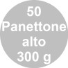 Set 50 stampi in carta forno per panettone alto da 300 g Set 50 stampi in carta forno per panettone alto da 300 g
