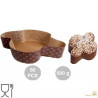 Set 50 stampi colomba in carta forno calandrata monouso per colomba da 500 g Set 50 stampi colomba in carta forno calandrata monouso per colomba da 500 g