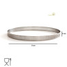 Anello micro-forato in acciaio inox, fascia di ø8xh2 cm da Decora, per crostatine tonde